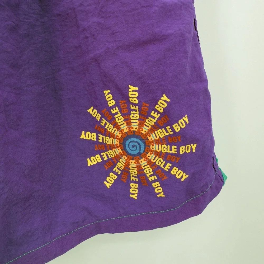 Vintage Bugle Boy Shorts Swim Trunks Mens Size‎ XL Lined 90s Retro Colorblock